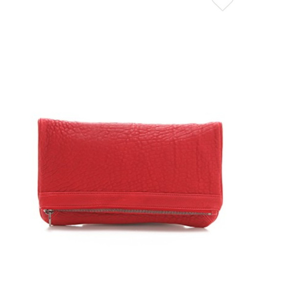 Alexander Wang Handbags - Alexander Wang soft clutch red